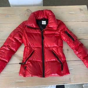 SAM. Red Freestyle Down Jacket